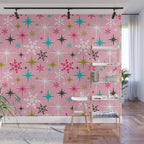 Stardust Pink Wall Mural Gallery Image 1