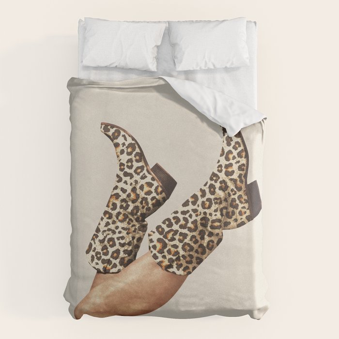 These Boots - Leopard Print Duvet Cover Gallery Image 6