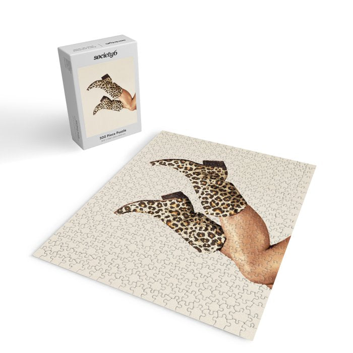 These Boots - Leopard Print Jigsaw Puzzle Gallery Image 2