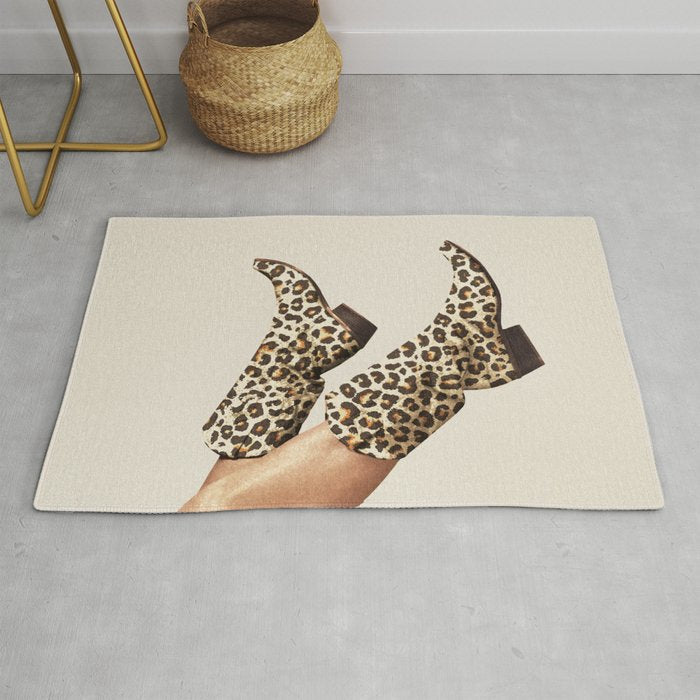 These Boots - Leopard Print Rug Gallery Image 1