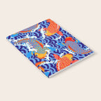 Koi fish / japanese tattoo style pattern Notebook Gallery Image 2
