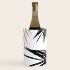 Gold Black Palm Leaves Dream #1 #tropical #decor #art #society6 Wine Chiller Gallery Image 3