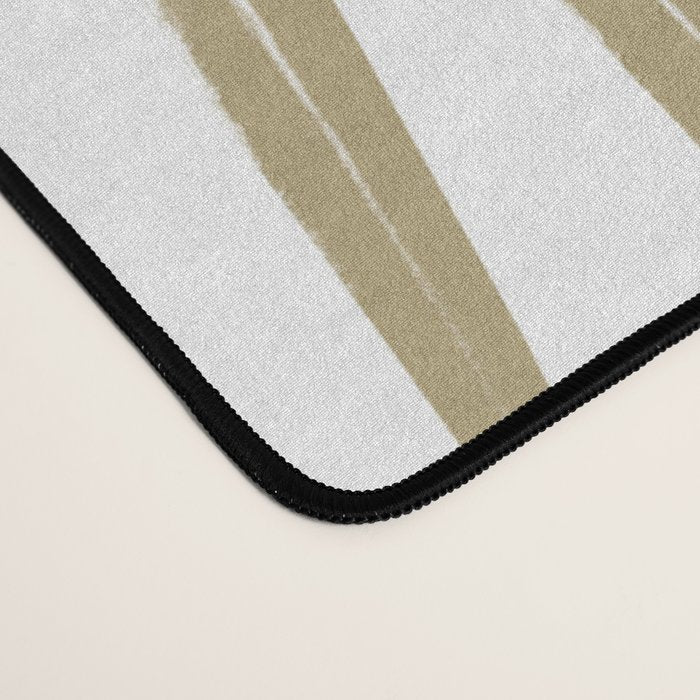 Gold Black Palm Leaves Dream #1 #tropical #decor #art #society6 Desk Mat Gallery Image 4