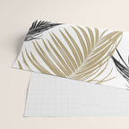 Gold Black Palm Leaves Dream #1 #tropical #decor #art #society6 Wrapping Paper Gallery Image 2