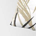 Gold Black Palm Leaves Dream #1 #tropical #decor #art #society6 Pillow Sham Gallery Image 4