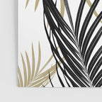 Gold Black Palm Leaves Dream #1 #tropical #decor #art #society6 Poster Gallery Image 3