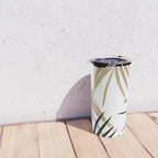 Gold Black Palm Leaves Dream #1 #tropical #decor #art #society6 Travel Mug Gallery Image 4