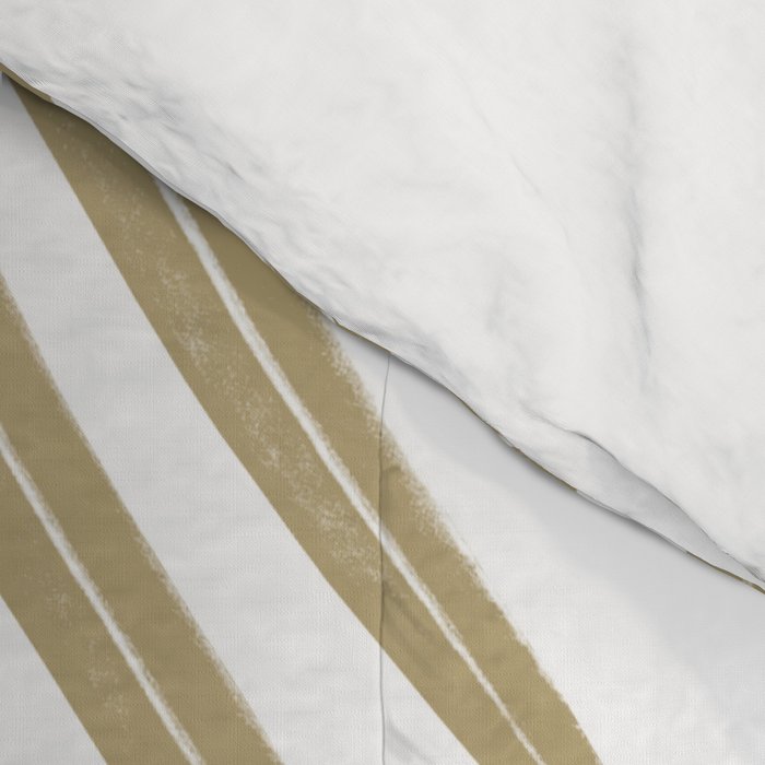 Gold Black Palm Leaves Dream #1 #tropical #decor #art #society6 Comforter Gallery Image 4