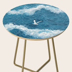 Japanese Art Bird Art Navy Blue Wall Art Japandi Poster Mid century Ocean Wall art Wabi Sabi Print Side Table Gallery Image 2