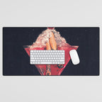 Cherry Cowgirl Margarita Desk Mat Gallery Image 1