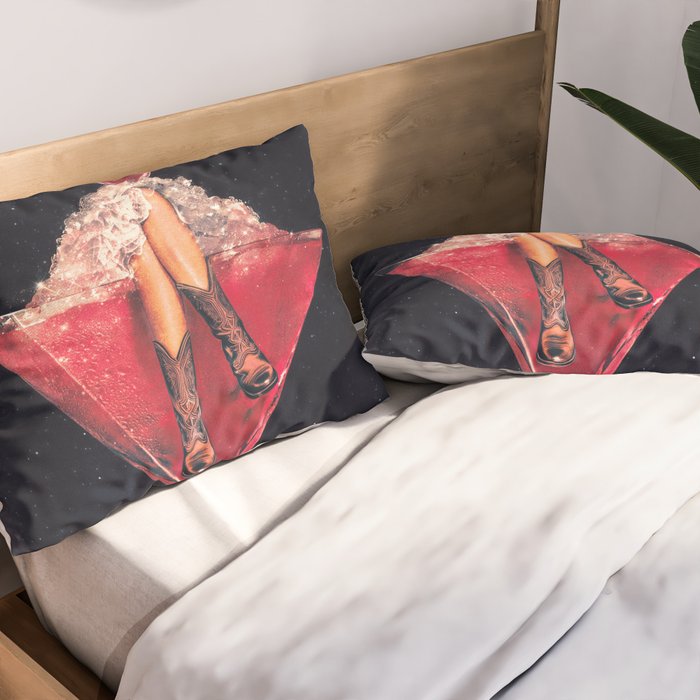 Cherry Cowgirl Margarita Pillow Sham Gallery Image 2