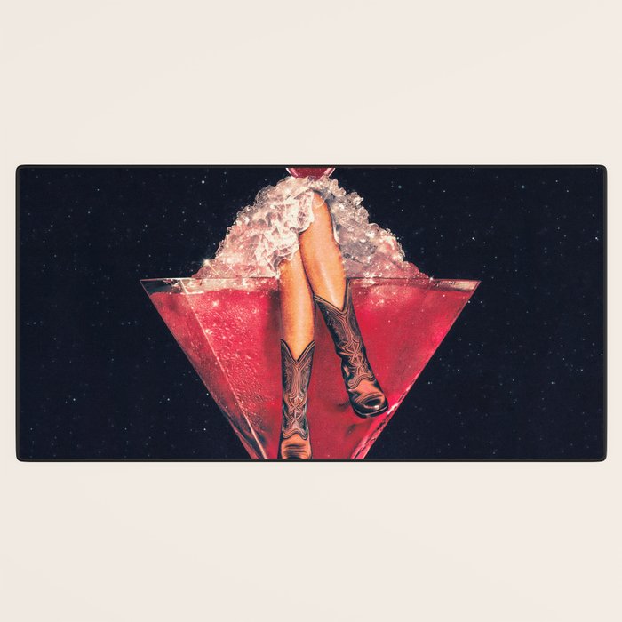 Cherry Cowgirl Margarita Desk Mat Gallery Image 3
