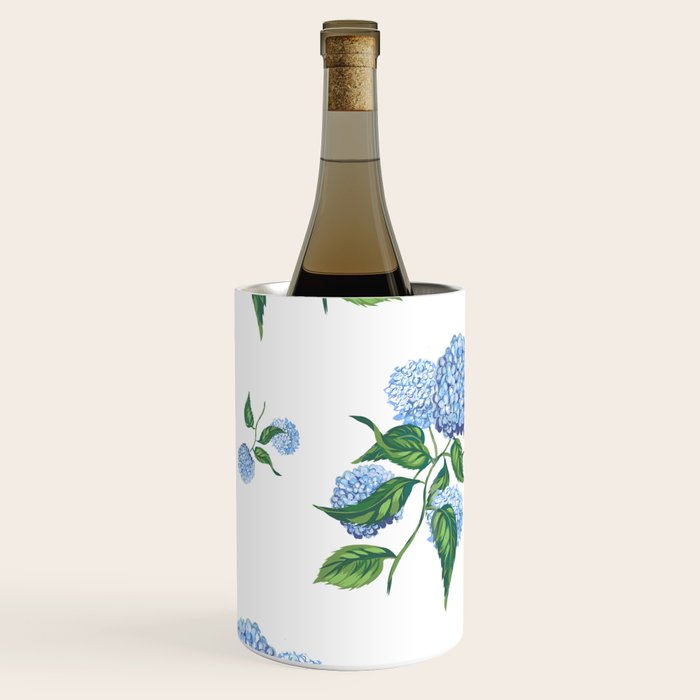 Hydrangeas blue and white - Jumbo Wine Chiller Gallery Image 2