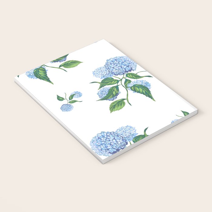 Hydrangeas blue and white - Jumbo Notebook Gallery Image 3