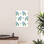 Hydrangeas blue and white - Jumbo Poster Gallery Image 2