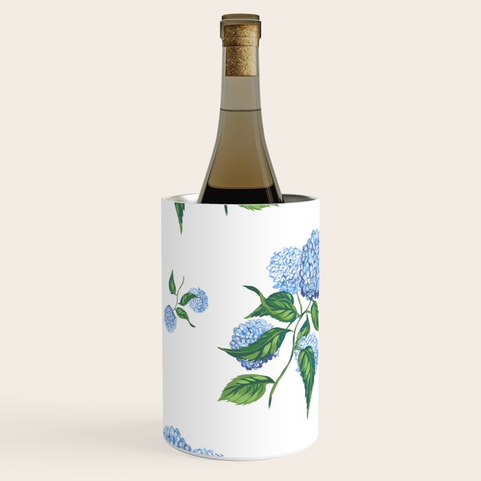 Hydrangeas blue and white - Jumbo Wine Chiller Gallery Image 3