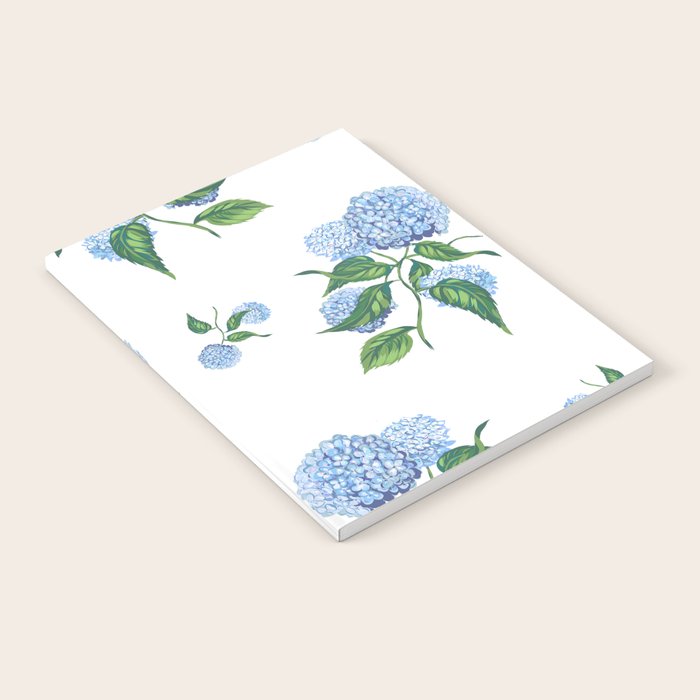 Hydrangeas blue and white - Jumbo Notebook Gallery Image 2