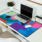 Abstract Shapes Modern Art 3 Desk Mat Gallery Image 2