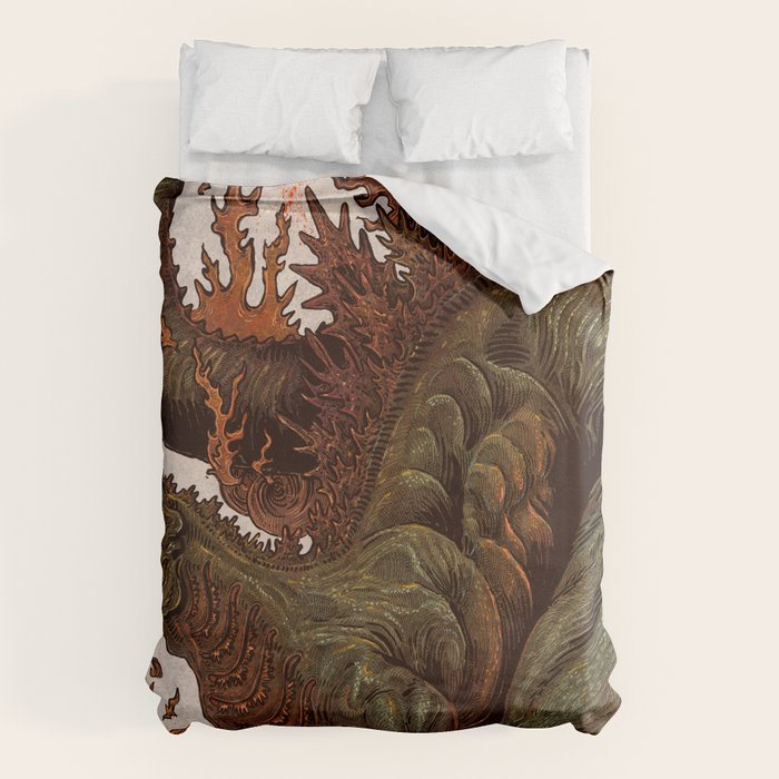 Kaiju In Flames  Duvet Cover Gallery Image 6