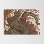 Kaiju In Flames  Rug Gallery Image 2