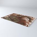 Kaiju In Flames  Rug Gallery Image 3