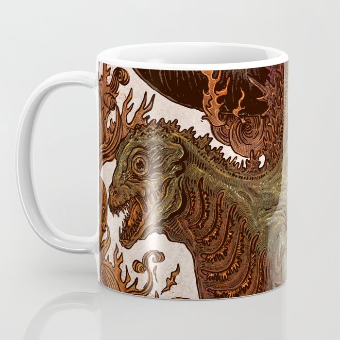 Kaiju In Flames  Coffee Mug Gallery Image 3