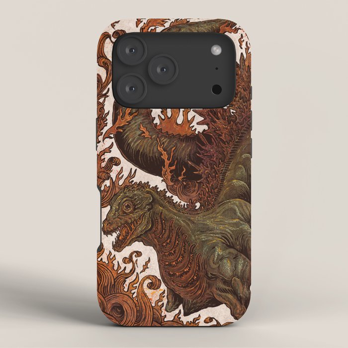Kaiju In Flames  iPhone Case Gallery Image 3
