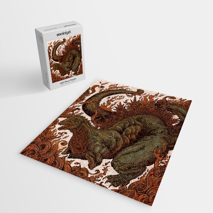 Kaiju In Flames  Jigsaw Puzzle Gallery Image 2
