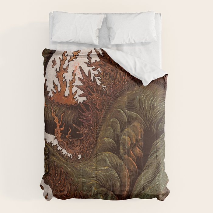 Kaiju In Flames  Comforter Gallery Image 6