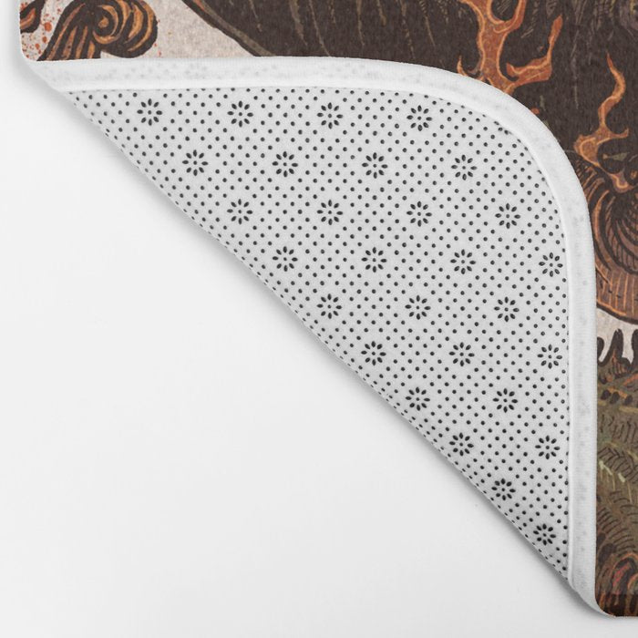 Kaiju In Flames  Bath Mat Gallery Image 2