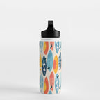 Surfboard white  Water Bottle Gallery Image 3