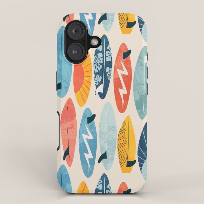 Surfboard white  iPhone Case Gallery Image 1