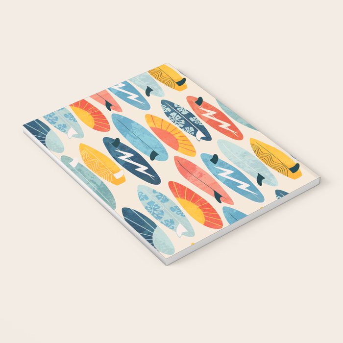 Surfboard white  Notebook Gallery Image 3