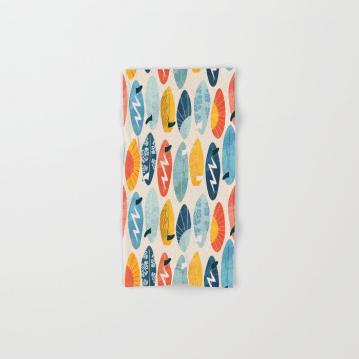 Surfboard white  Bath Towel Gallery Image 1