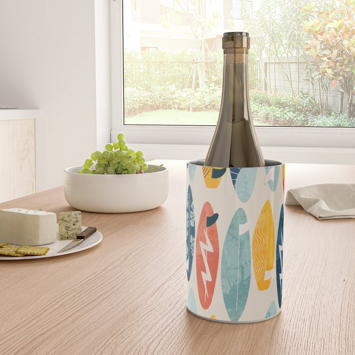 Surfboard white  Wine Chiller Gallery Image 4