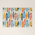 Surfboard white  Welcome Mat Gallery Image 1