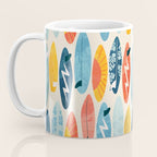 Surfboard white  Coffee Mug Gallery Image 3