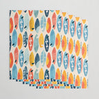 Surfboard white  Wrapping Paper Gallery Image 3