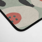 Dots & Flowers #1 Desk Mat Gallery Image 4