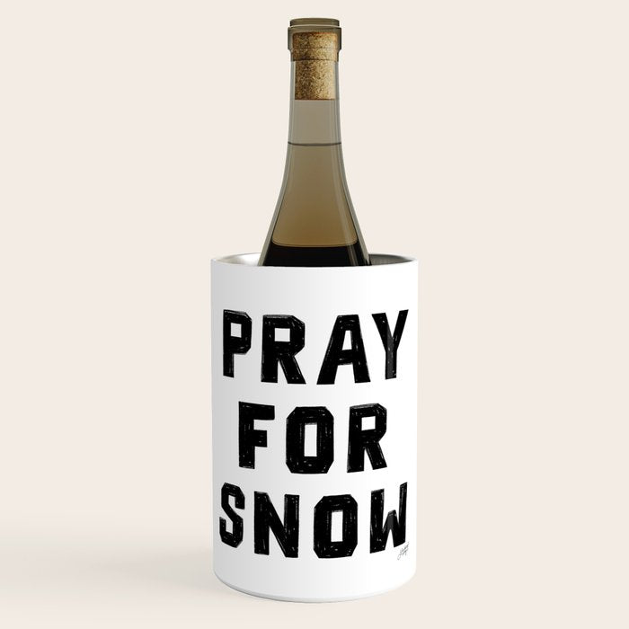 Pray For Snow Wine Chiller Gallery Image 1