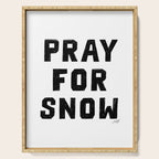 Pray For Snow Serving Tray Gallery Image 1