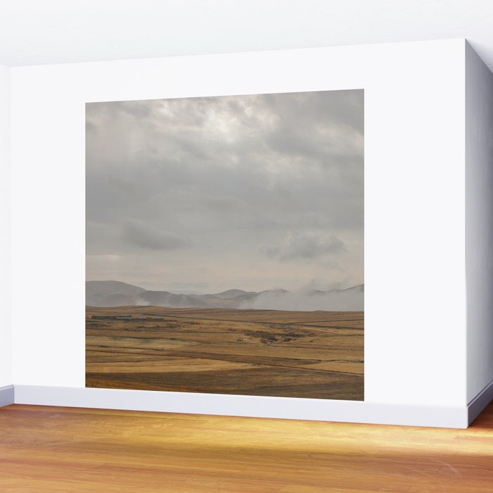 Cloudy Countryside Wall Mural Gallery Image 2