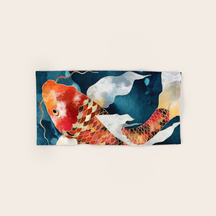 Metallic Koi II Bath Towel Gallery Image 1