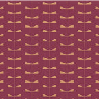 Dragonfly Pattern XIII Mauve Coffee Mug Gallery Image 2