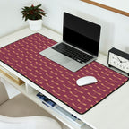 Dragonfly Pattern XIII Mauve Desk Mat Gallery Image 2
