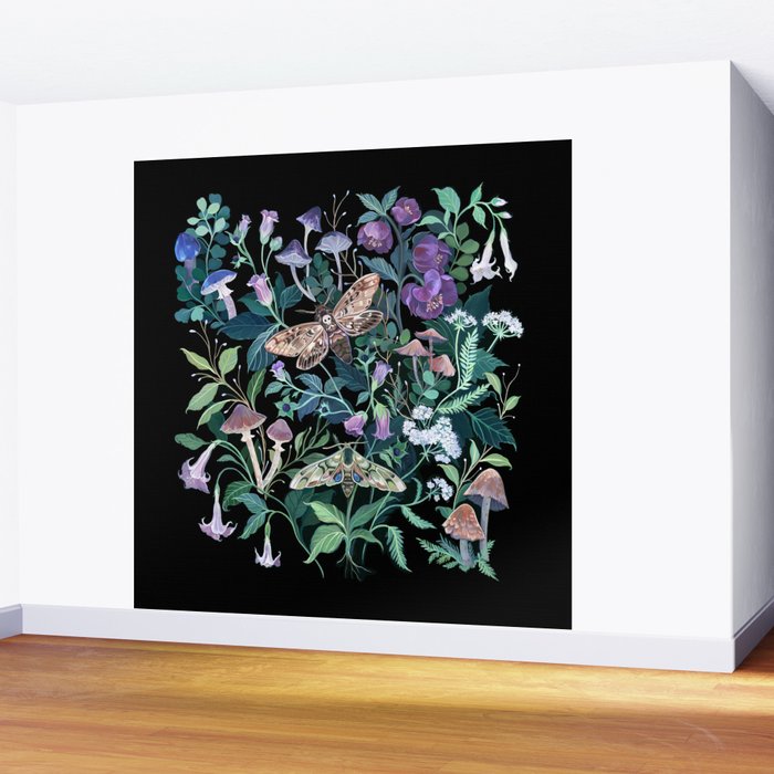 Witches Garden Wall Mural Gallery Image 2