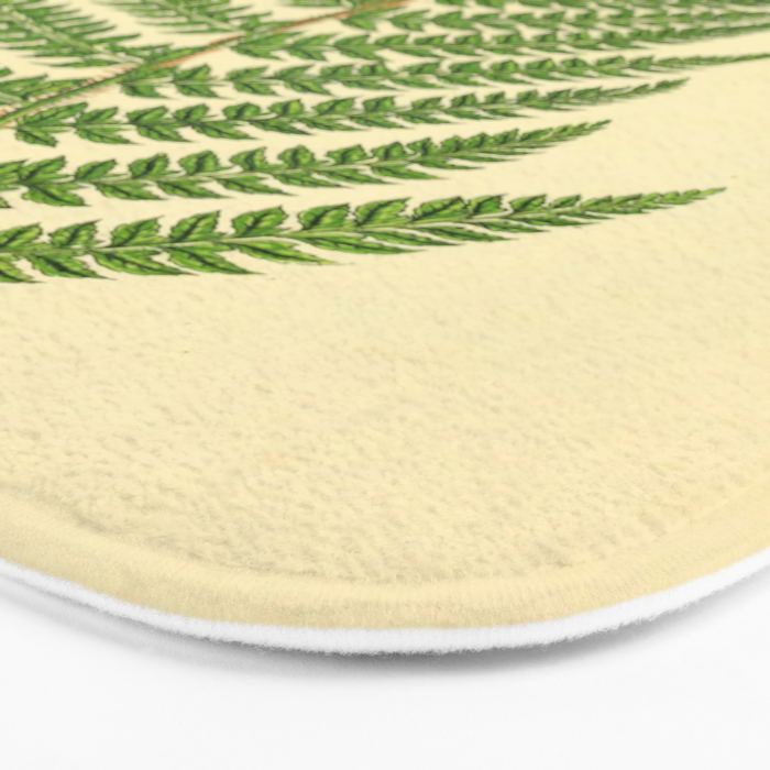 Fern by Anne Pratt, 1800s (benefitting The Nature Conservancy) Bath Mat Gallery Image 3