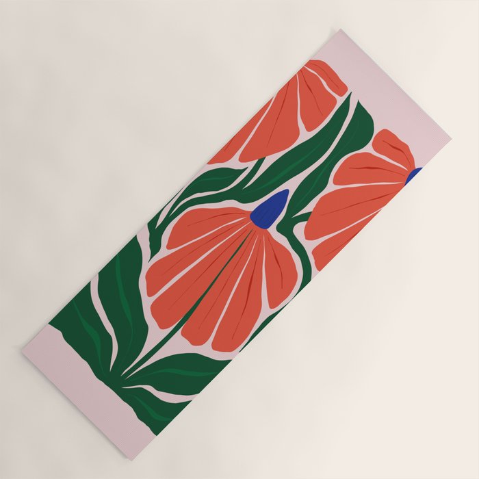 Carmine Lily Yoga Mat Gallery Image 1