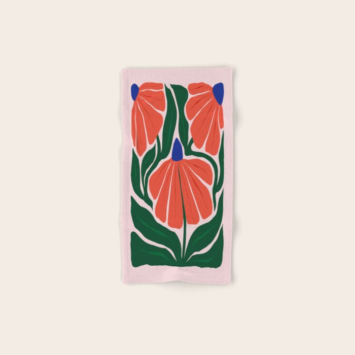 Carmine Lily Bath Towel Gallery Image 1