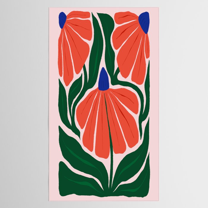 Carmine Lily Tablecloth Gallery Image 2